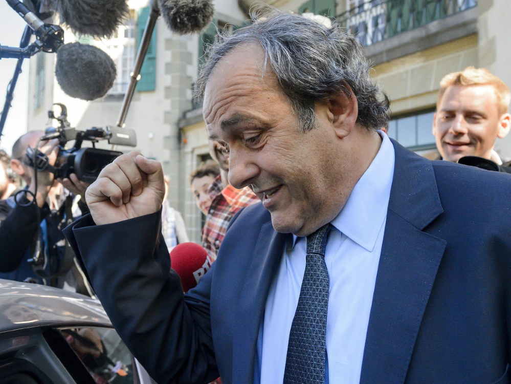 Michel Platini vor dem CAS