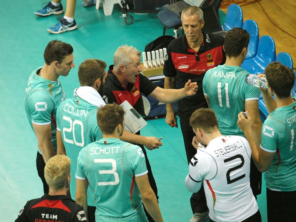 Erfolg für Vital Heynen und die deutschen Volleyballer