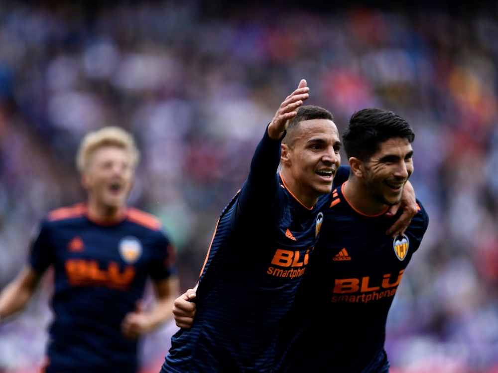 Moreno und Soler (v.l.) treffen für Valencia