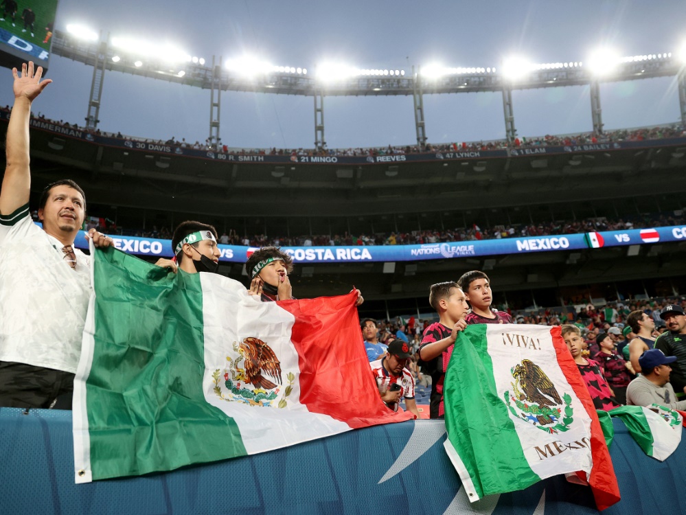 Im Stadion kam es bei Mexikos Sieg zum Eklat