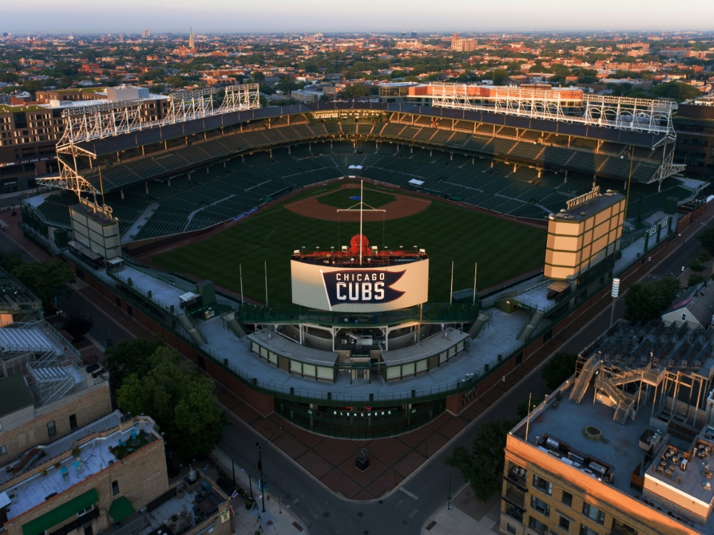 Wrigley Field jetzt ein Wahrzeichen Wrigley Field jetzt ein Wahrzeichen