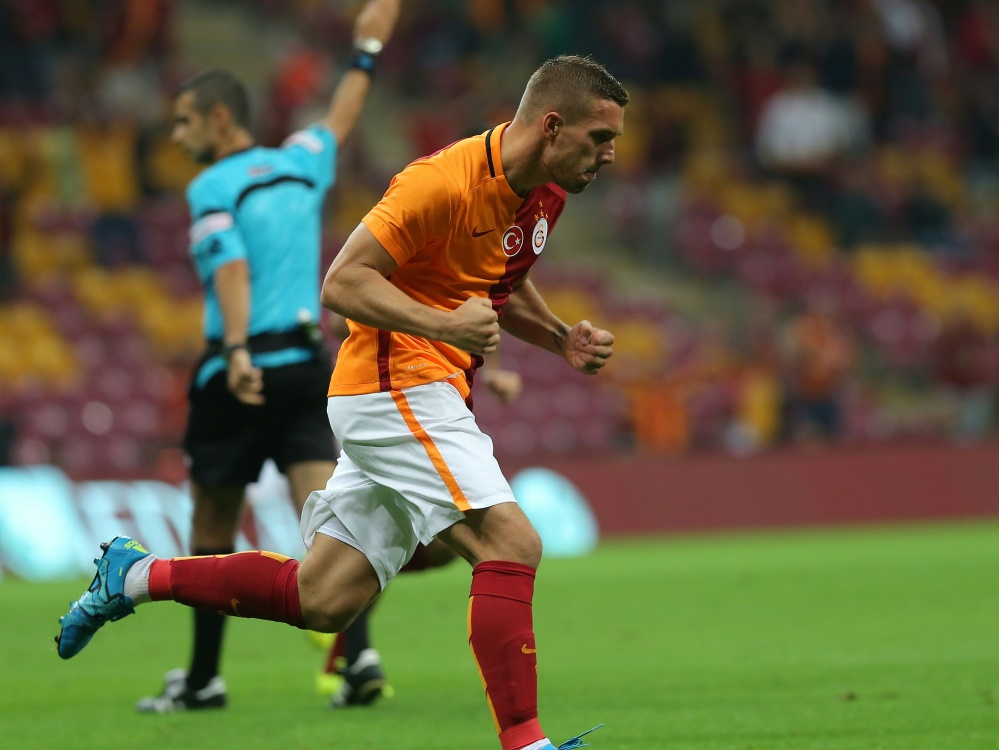 Podolski erzielte den Führungstreffer für Galatasaray