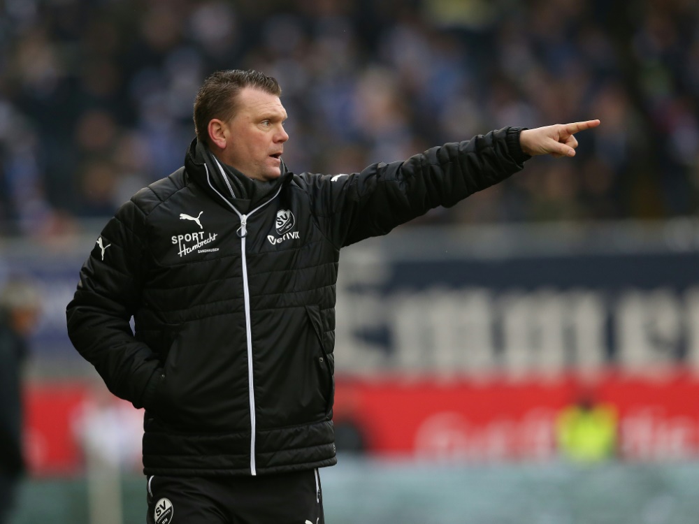 Sandhausens Trainer Uwe Koschinat sah einen Sieg gegen Kiel