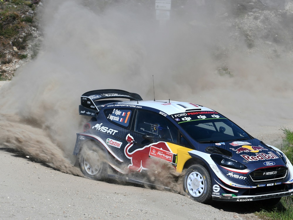 Ogier hat bei der Rallye-WM in Portugal einen Unfall Ogier hat bei der Rallye-WM in Portugal einen Unfall