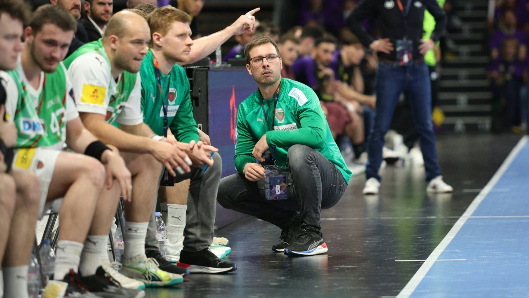 Bundesliga-Duell für die Füchse und Coach Jaron Siewert