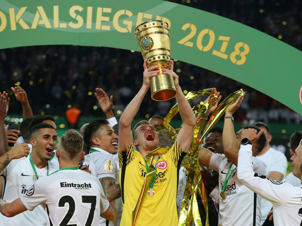 Eintracht ist nach dem Pokalsieg in Frankfurt gelandet