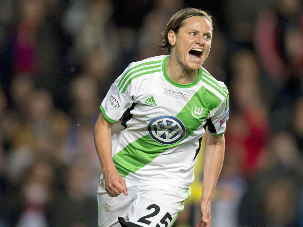 Martina Müller traf drei Mal für den VfL Wolfsburg