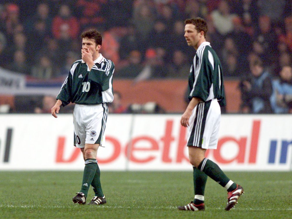 Matthäus und Linke im Jahr 2000 Matthäus und Linke im Jahr 2000