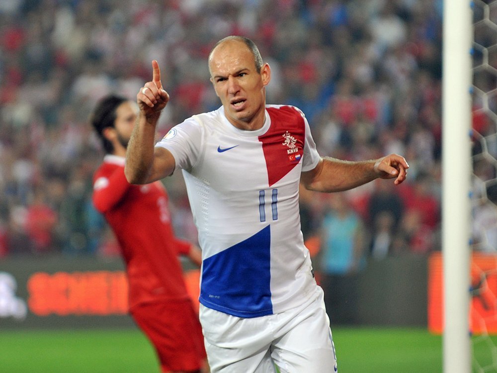 Robben erzielte gegen die Türkei das 1:0