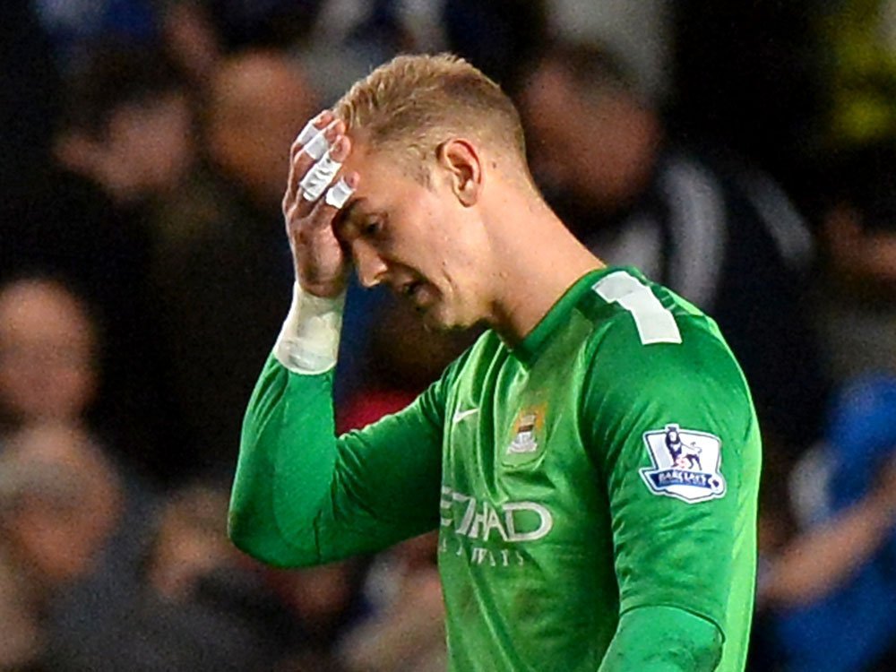 Joe Hart muss auf der Bank Platz nehmen Joe Hart muss auf der Bank Platz nehmen