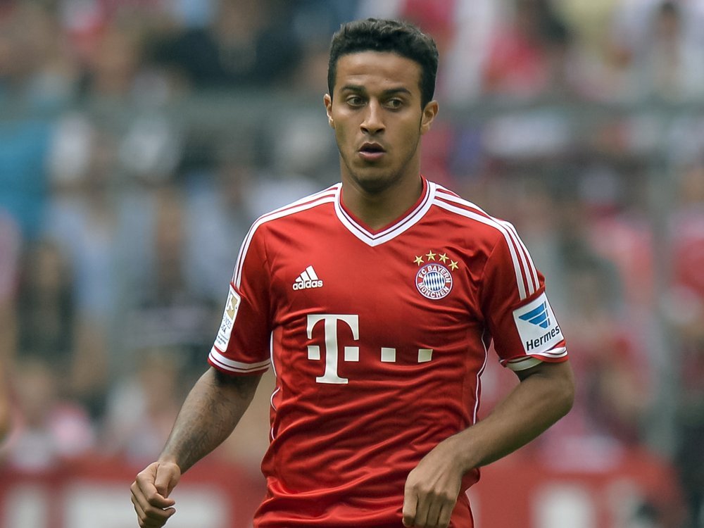 Kann die Bayern wohl bald wieder unterstützen: Thiago Kann die Bayern wohl bald wieder unterstützen: Thiago