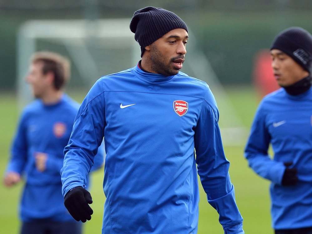 Henry hält sich beim FC Arsenal fit