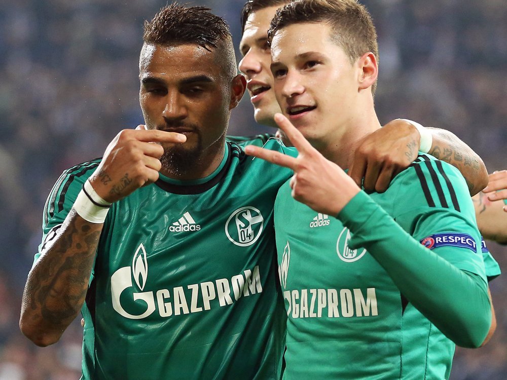 Boateng (l.) und Draxler sind gegen den VfB dabei Boateng (l.) und Draxler sind gegen den VfB dabei