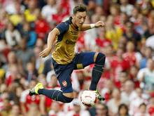 Mesut Özil war bei Arsenals Kantersieg gut aufgelegt