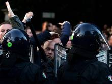 Hooligans randalierten in Rom und verletzten Polizisten