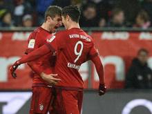 Müller (l.) und Lewandowski (r.) harmonieren prächtig