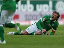 Clemens Fritz erlitt eine schwere Prellung im linken Fuß