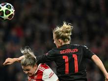 Lea Schüller erzielte das wichtige Tor zum 1:0 für den FC Bayern