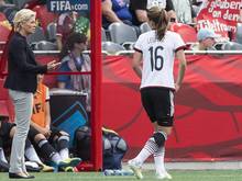 Erlitt eine Schambeinprellung bei WM-Auftakt: Melanie Leupolz