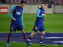 Busquets und Messi spielten jahrelang zusammen für Barca