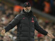 Innenraumsperre für Liverpool-Teammanager Jürgen Klopp