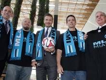 Rückschlag für David Beckham (m.) und sein Millionen-Projekt in Miami