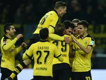 Nach frühen Rückstand drehten die Dortmunder gegen Frankfurt auf