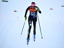 Skilangläuferin Laura Gimmler im italienischen Livigno
