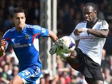 Big Point verpasst: Fulhams Mahamadou Diarra (r.)