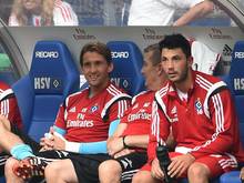 Adler (l.) fällt lange beim HSV aus