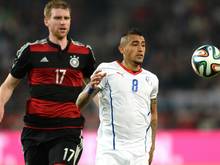Chiles Arturo Vidal (r.) wohl rechtzeitig zur WM fit