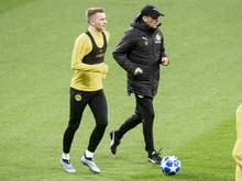 Marco Reus (l.) ist zurück im BVB-Training