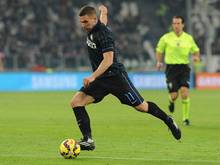 Startelfdebüt für Inter: Lukas Podolski