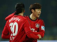 Emre Can und Heung-Min Son trafen für Bayer Leverkusen