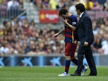 Messi verletzte sich beim Spiel gegen UD Las Palmas