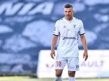 Lukas Podolskis Coronatest ist positiv