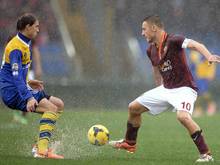 Wegen Starkregen: Rom gegen Parma abgebrochen