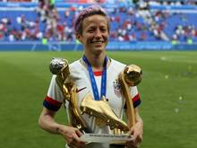 Megan Rapinoe ist Favoritin auf die Wahl zur Weltfußballerin
