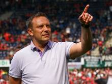 André Breitenreiter bat sein Team zur ersten Einheit