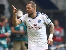 Pierre-Michel Lasogga will mit dem HSV die Klasse halten