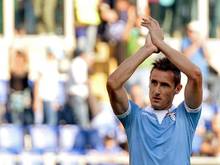 Miroslav Klose erzielte sein erstes Saisontor für Lazio