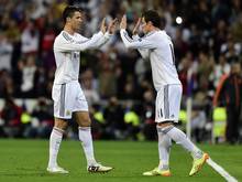 Superstars unter sich: Ronaldo (l.) und Bale