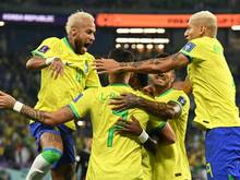Brasilien zog ohne Probleme ins WM-Viertelfinale ein