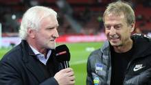 Rudi Völler (l.) und Jürgen Klinsmann sind bald UEFA-Berater