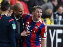 Fällt gegen Leverkusen aus: Bastian Schweinsteiger (r.)