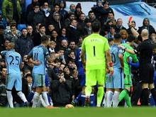 Rudelbildung zwischen Manchester City und Chelsea
