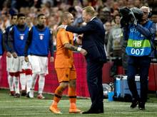 Wesley Sneijder feiert einen gelungenen Abschied