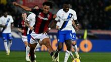 Serie-A-Primus Inter Mailand entschied das umkämpfte Spiel in Bologna für sich