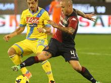 Neapel spielte gegen Cagliari nur 1:1