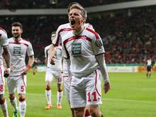 Ruben Jenssen erzielt das 3:2 für Kaiserslautern